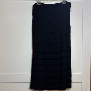 Elegant Black Women's Skirt size medium. Please see measurements.